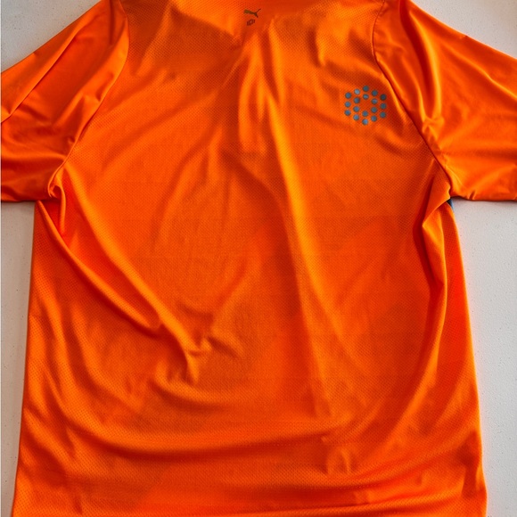 Puma Golf DUO SWING CHEVRON Polo UPF PROTECTION Shirt COOL MAX top Men large - Picture 3 of 3